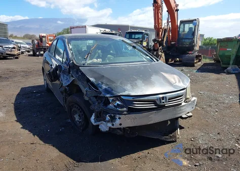 2012 Honda Civic Lx z USA, uszkodzony, nr VIN 2HGFB2F56CH602339